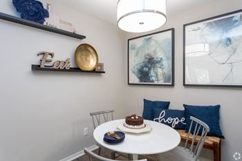Separate dining area*